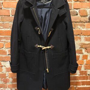 J.Crew Black Melton Wool Jacket size 12